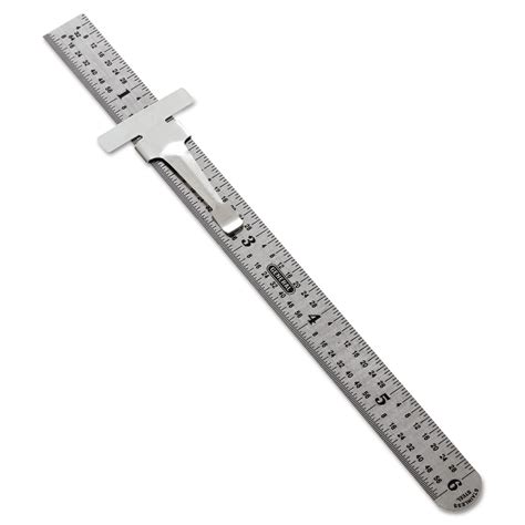 general precision stainless steel ruler standardmetric   walmartcom walmartcom