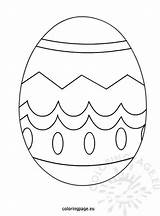 Egg Coloringpage sketch template