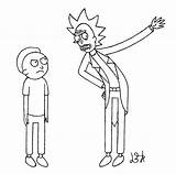 Morty Colorear Inked Wonder sketch template