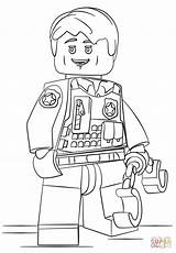 Ausmalbild Polizist Polizei Verdeckt Supercoloring Anmalen Jungen sketch template