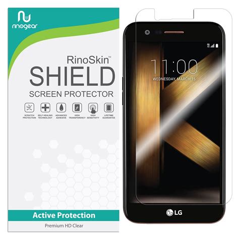 lg     screen protector rinogear flexible hd crystal clear anti bubble unlimited