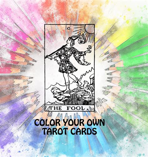 printable tarot jpg color   cards tarot journaling etsy