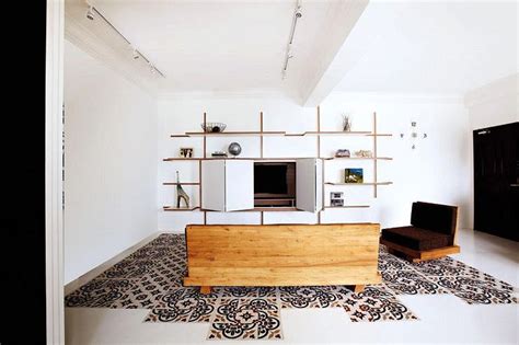 elegantly clean cut tv console  feature wall design ideas home decor singapore