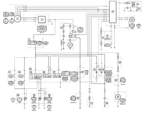 yamaha grizzly  wiring diagram