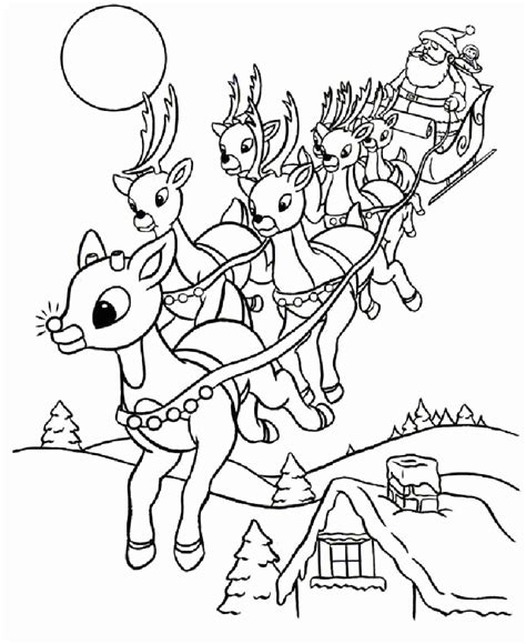reindeer coloring pages  kids   adults coloring home
