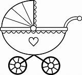 Stroller Carriage Buggy Pram Strollers Scal sketch template