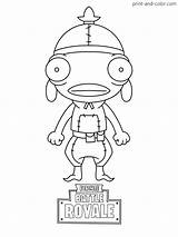 Fortnite Coloring Pages Print Color Skin Printable Fishstick Chibi Kids Boys Cartoon Colouring Peely Season Sheets Game Drawing Easy Drawings sketch template