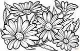Coloring Daisies Dibujos Margaritas Malvorlagen Supercoloring Brick Schablonen Sonnenblumen Sweetest Blumen Erwachsenen sketch template