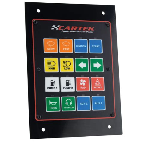 cartek race rally car electrical battery power distribution switch panel ebay