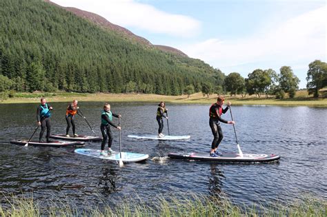 stand  paddle boarding  aviemore cairngorms scotland