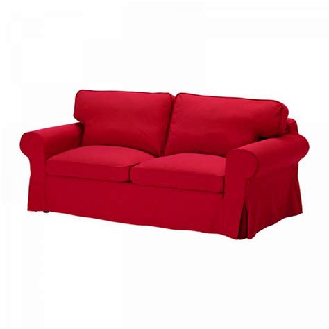 ikea ektorp sofa bed slipcover cover idemo red sofabed cvr