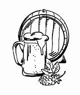 Beer Barrel Mug Drawing Coloring Mugs Pages Color Getdrawings Place Tocolor sketch template