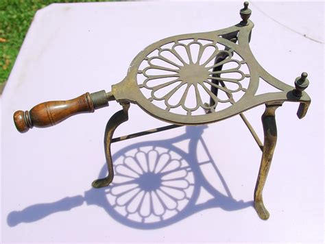 Late 18c Brass And Wrought Iron Fireside Trivet Zachary Miller Antiques