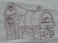 country cottages machine embroidery cottage coloring sheets