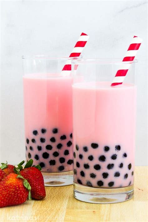 strawberry milk bubble tea recipe bubble tea bubble milk tea