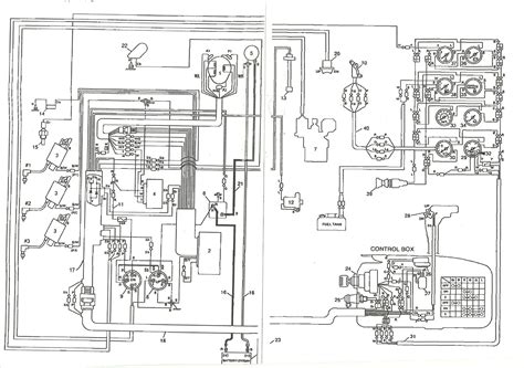 tohatsu outboard wiring diagrams qa  control box tachometer trim gauge ignition switch