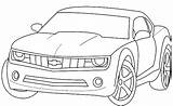 Camaro Coloring Pages Chevy Car Bumblebee Chevrolet Truck Drawing Lifted Print Silverado 1969 Color Cars Printable Tocolor Sheets Getcolorings Easy sketch template
