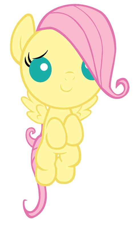 filly fluttershy vector  themightysqueegee  deviantart baby pony