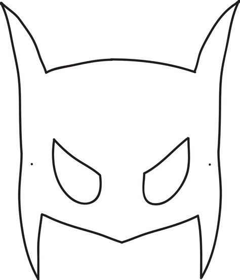 super hero mask template    clipartmag