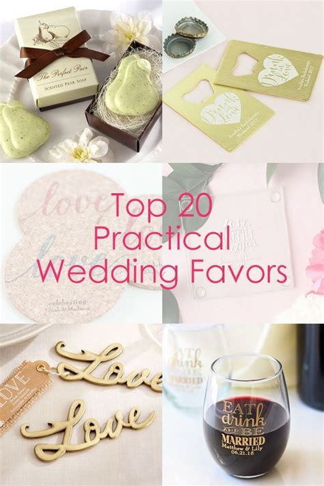 Find The Best Pracical Favors For Your Wedding From