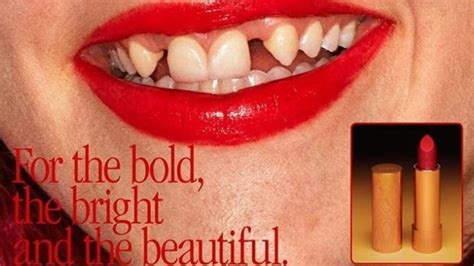 has that bastion of sexual innuendo lipstick advertising finally got