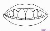 Teeth Drawing Tooth Coloring Pages Sketch Line Preschool Pencil Cartoon Realistic Dentist Sketches Template Paintingvalley Drawings Colorful Skill Teeths Popular sketch template