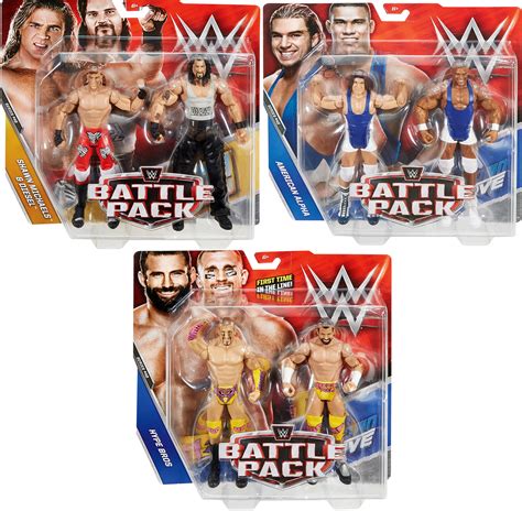 wwe battle packs  complete set   toy wrestling action figures