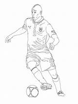 Soccer Pages Coloring Player Boys Printable sketch template