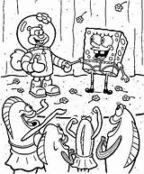 Coloring Pages Spongebob Friends Bob Sponge Colouring Kids Patrick sketch template
