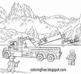 Lego Coloring Pages City Printable Truck Legoland Colouring Colour Off Clipart Kids Drawing Road Activities Color Mining Mineral Warden Activates sketch template