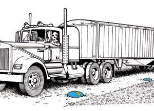 cattle trailer coloring pages dennis henningers coloring pages