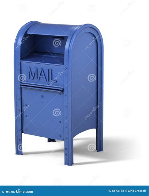 blue mailbox royalty  stock  image