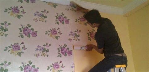 anti ribet  memasang wallpaper dinding  tepat  mudah dhb