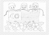 Merdeka Kemerdekaan Mewarna Gambar Pngegg Bendera Lagu Dengan Nyanyi Ambil Semua Tunku Skoloh sketch template