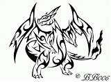 Charizard Mega Coloring Tribal Pokemon Tattoo Pages Dragon Deviantart Tattoos Drawing Clipart Designs Cool Print Silhouette Library Choose Board Evolution sketch template