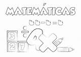 Matematicas Childrencoloring sketch template