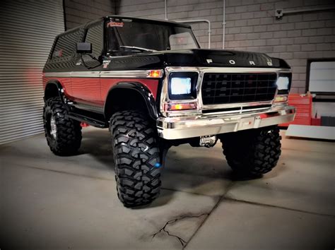 mytrickrc deluxe traxxas trx bronco light kit  attack headlgihts