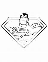 Superman Coloring Pages Logo Kids Print Printable Drawing Color Cool Book Easy Boys Clipart Superhero Symbol Super Man Sheets Cliparts sketch template