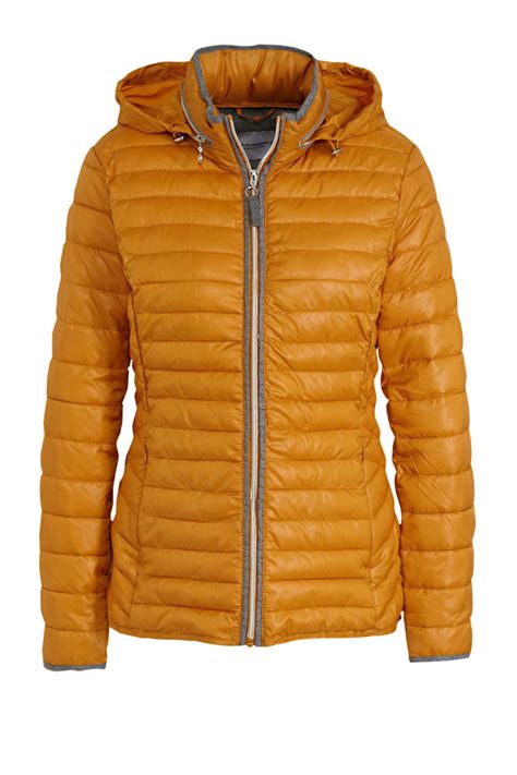 ca  outerwear gewatteerde jas oranje wehkamp