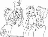 Sofia Coloring First Pages Princess Disney Lucinda Jade Witch Colouring Ruby Little Amber Friends Drawing Sophia Print Printable Elena Color sketch template