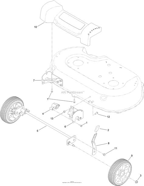 toro  timemaster  lawn mower  sn   parts diagram  front