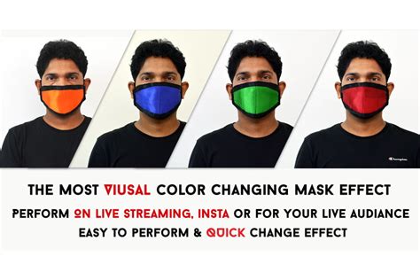 color changing mask