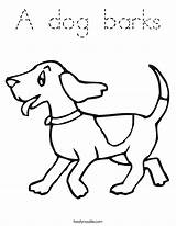 Dog Barks Coloring Built California Usa sketch template
