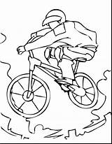 Coloring Pages Mountain Bmx Bike Coloriage Sports Printable Equipment Kids Velo Color Biking Dessin Drawing Sport Bicyclette Colorier Imprimer Print sketch template