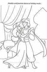Princess Coloring Prince Dancing Disney Books Book sketch template