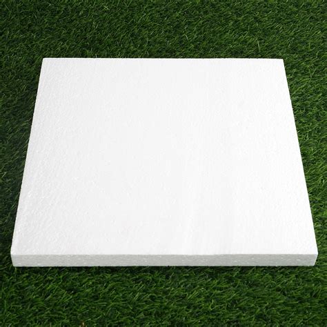 pack  white styrofoam foam square flat efavormart