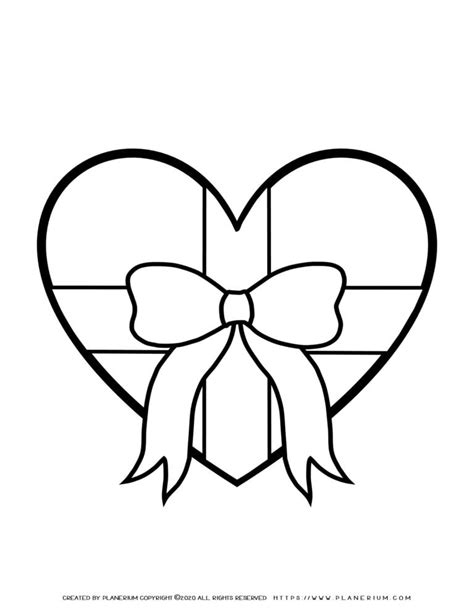 mothers day coloring page heart present planerium
