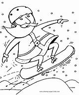 Designlooter Snowboarding sketch template