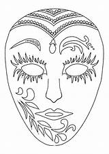 Carnevale Maschere Ausmalen Masken Veneziane Decoplage Sablon Masque Mascara Artistiche sketch template