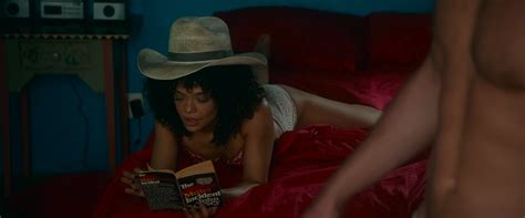 naked tessa thompson in war on everyone